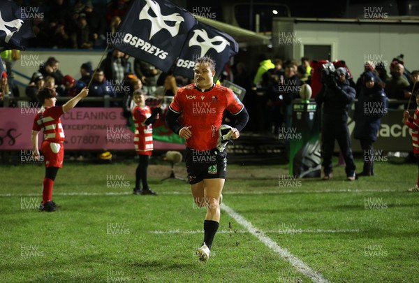 230126 - Ospreys v Emirates Lions - United Rugby Championship - Henco van Wyk of Lions runs on for his 50th cap
