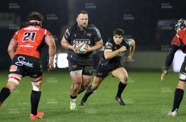 230126 - Ospreys v Emirates Lions - United Rugby Championship - Steffan Thomas  of Ospreys 