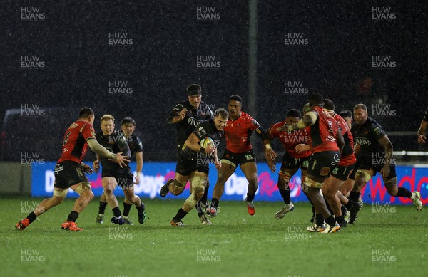 230126 - Ospreys v Emirates Lions - United Rugby Championship - Morgan Morse of Ospreys 