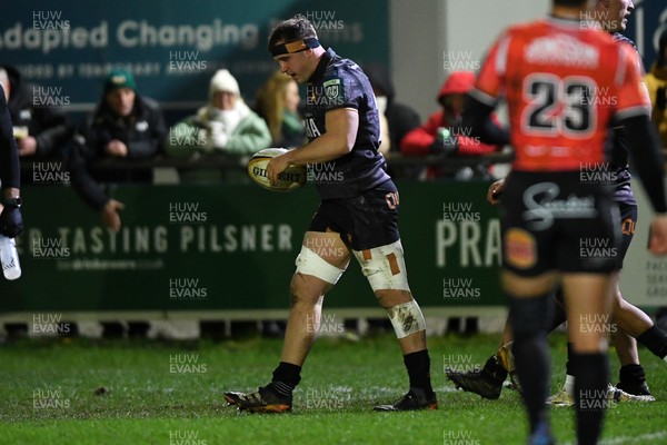 230126 - Ospreys v Emirates Lions - United Rugby Championship - Morgan Morse of Ospreys scores a try
