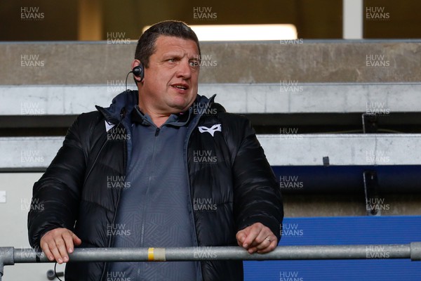 300324 - Ospreys v Emirates Lions - United Rugby Championship -  Ospreys Head Coach Toby Booth