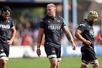 060925 - Ospreys v Exeter Chiefs - Pre Season Friendly - Ross Moriarty of Ospreys 