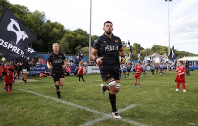 060925 - Ospreys v Exeter Chiefs - Pre Season Friendly - Rhys Davies of Ospreys 