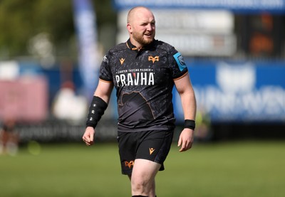 060925 - Ospreys v Exeter Chiefs - Pre Season Friendly - Ethan Lewis of Ospreys 