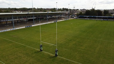 060925 - Ospreys v Exeter Chiefs - Pre Season Friendly - General View of Brewery Field