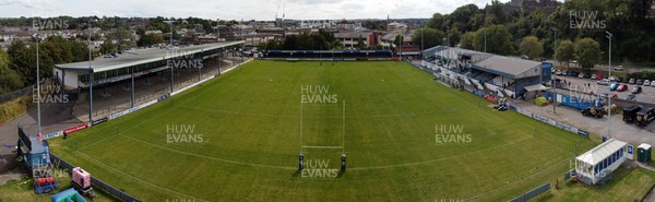 060925 - Ospreys v Exeter Chiefs - Pre Season Friendly - General View of Brewery Field