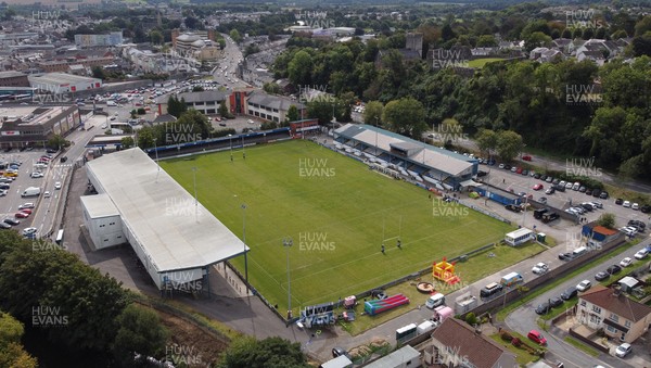 060925 - Ospreys v Exeter Chiefs - Pre Season Friendly - General View of Brewery Field