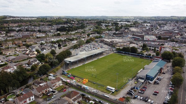 060925 - Ospreys v Exeter Chiefs - Pre Season Friendly - General View of Brewery Field