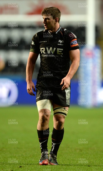 291113 - Ospreys v Glasgow - RaboDirect PRO12 -Sam Lewis of Ospreys