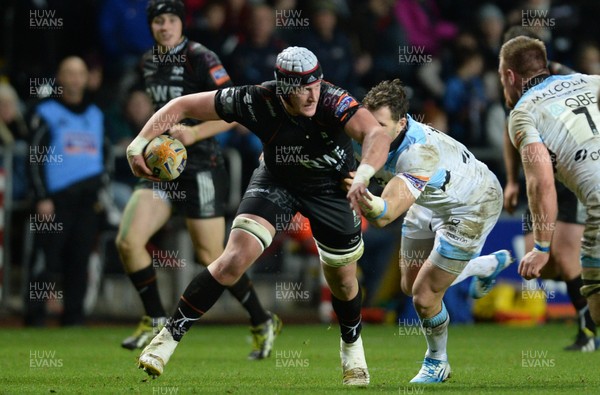 291113 - Ospreys v Glasgow - RaboDirect PRO12 -Graham Knoop of Ospreys