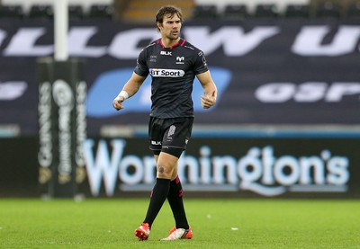 310116 - Ospreys v Glasgow - Guinness PRO12 - JJ Engelbrecht of Ospreys