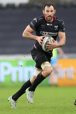 310116 - Ospreys v Glasgow - Guinness PRO12 - Joe Bearman of Ospreys