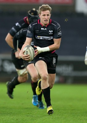 310116 - Ospreys v Glasgow - Guinness PRO12 - Ben John of Ospreys