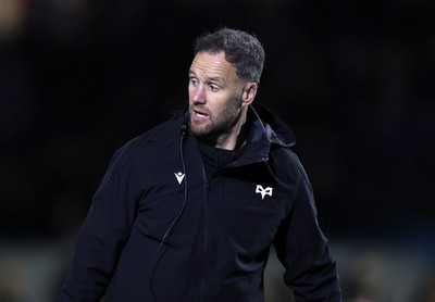 181025 - Ospreys v Glasgow Warriors - United Rugby Championship - Ospreys Head Coach Mark Jones 