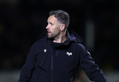 181025 - Ospreys v Glasgow Warriors - United Rugby Championship - Ospreys Head Coach Mark Jones 