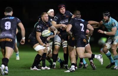 181025 - Ospreys v Glasgow Warriors - United Rugby Championship - Ross Moriarty of Ospreys 