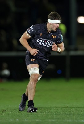 181025 - Ospreys v Glasgow Warriors - United Rugby Championship - Gwilym Evans of Ospreys 