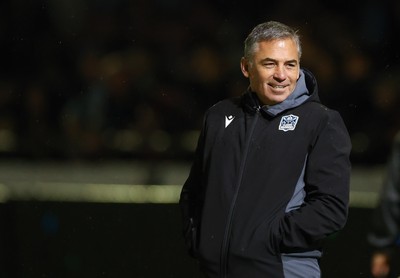 181025 - Ospreys v Glasgow Warriors, United Rugby Championship - Glasgow Warriors head coach Franco Smith