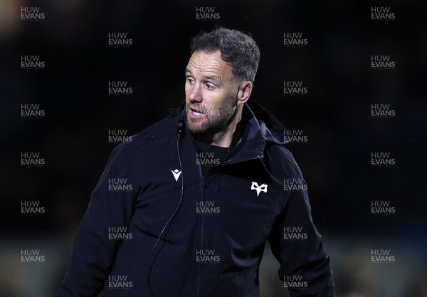 181025 - Ospreys v Glasgow Warriors - United Rugby Championship - Ospreys Head Coach Mark Jones 