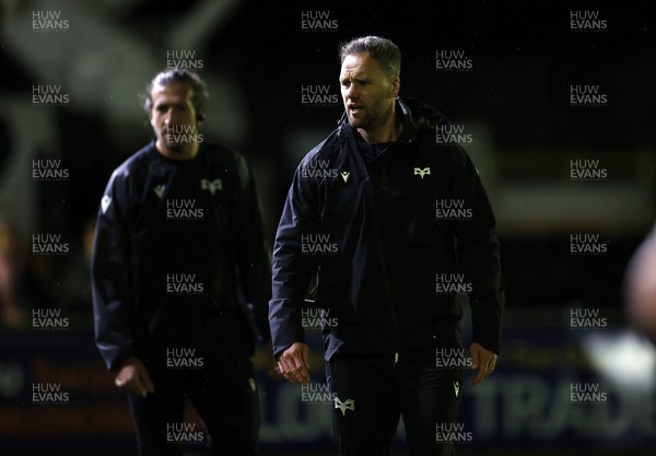 181025 - Ospreys v Glasgow Warriors - United Rugby Championship - Ospreys Head Coach Mark Jones 