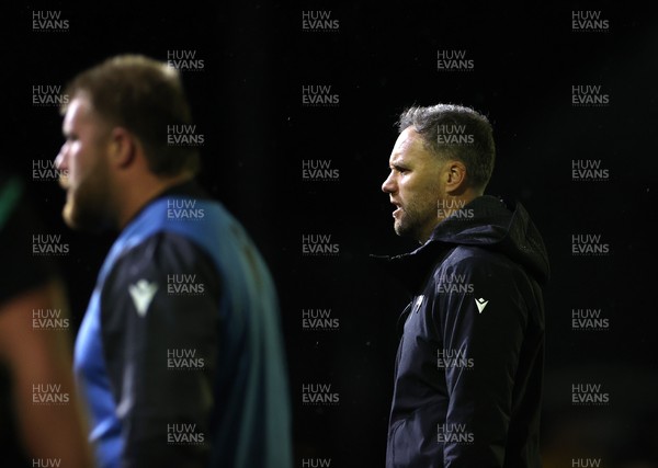 181025 - Ospreys v Glasgow Warriors - United Rugby Championship - Ospreys Head Coach Mark Jones 