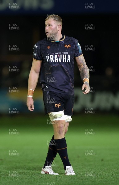 181025 - Ospreys v Glasgow Warriors - United Rugby Championship - Ross Moriarty of Ospreys 