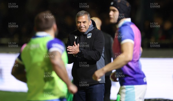 181025 - Ospreys v Glasgow Warriors, United Rugby Championship - Glasgow Warriors head coach Franco Smith