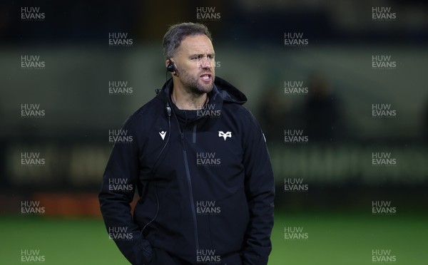 181025 - Ospreys v Glasgow Warriors, United Rugby Championship - Ospreys head coach Mark Jones