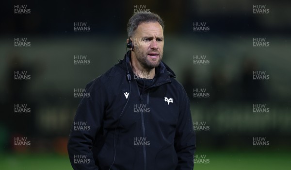 181025 - Ospreys v Glasgow Warriors, United Rugby Championship - Ospreys head coach Mark Jones