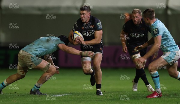 181025 - Ospreys v Glasgow Warriors, United Rugby Championship - Tom Florence of Ospreys