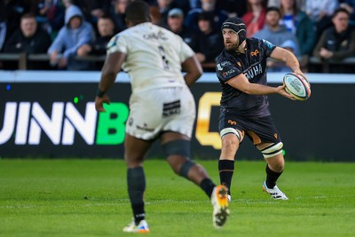 180426 - Ospreys v Hollywoodbets Sharks - United Rugby Championship - Tom Botha of Ospreys