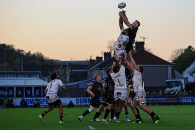 180426 - Ospreys v Hollywoodbets Sharks - United Rugby Championship - James Ratti of Ospreys