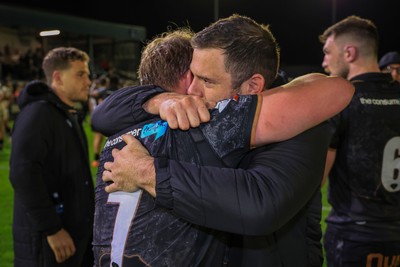 180426 - Ospreys v Hollywoodbets Sharks - United Rugby Championship - Jac Morgan of Ospreys