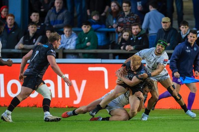 180426 - Ospreys v Hollywoodbets Sharks - United Rugby Championship - Iestyn Hopkins of Ospreys