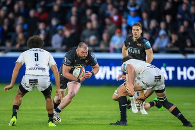 180426 - Ospreys v Hollywoodbets Sharks - United Rugby Championship - Sam Parry of Ospreys 