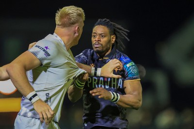 180426 - Ospreys v Hollywoodbets Sharks - United Rugby Championship - Dan Kasende of Ospreys 