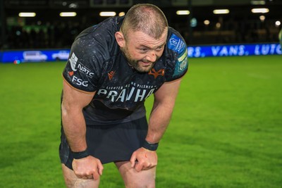 180426 - Ospreys v Hollywoodbets Sharks - United Rugby Championship - Sam Parry of Ospreys 