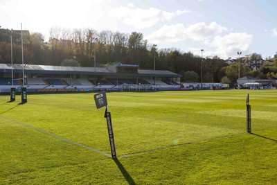 180426 - Ospreys v Hollywoodbets Sharks - United Rugby Championship - General view inside Brewery Field before the match