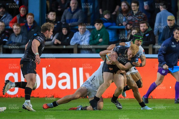 180426 - Ospreys v Hollywoodbets Sharks - United Rugby Championship - Iestyn Hopkins of Ospreys