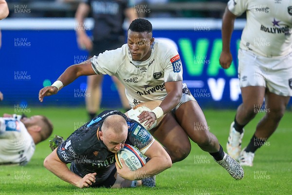 180426 - Ospreys v Hollywoodbets Sharks - United Rugby Championship - Huw Sutton of Ospreys