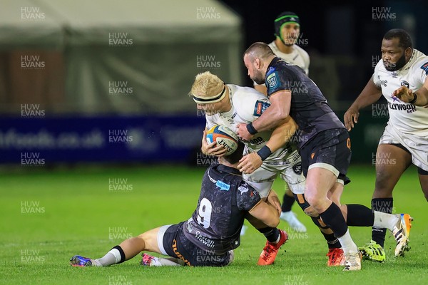 180426 - Ospreys v Hollywoodbets Sharks - United Rugby Championship - Corne Rahl of Hollywoodbets Sharks