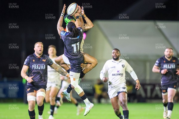 180426 - Ospreys v Hollywoodbets Sharks - United Rugby Championship - Dan Kasende of Ospreys