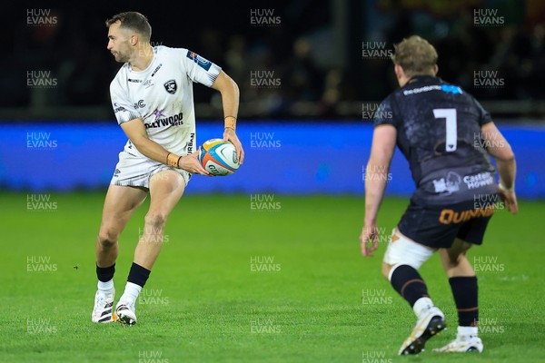 180426 - Ospreys v Hollywoodbets Sharks - United Rugby Championship - Jean Smith of Hollywoodbets Sharks