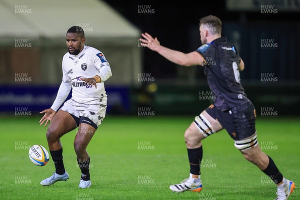 180426 - Ospreys v Hollywoodbets Sharks - United Rugby Championship - Siya Masuku of Hollywoodbets Sharks