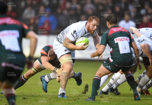 110817 - Ospreys v Leicester - Preseason Friendly - Dan Baker of Ospreys goes over to score try