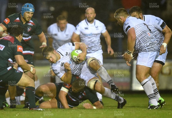 110817 - Ospreys v Leicester - Preseason Friendly - Olly Cracknell of Ospreys