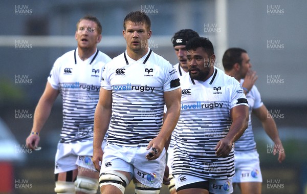 110817 - Ospreys v Leicester - Preseason Friendly - Olly Cracknell of Ospreys