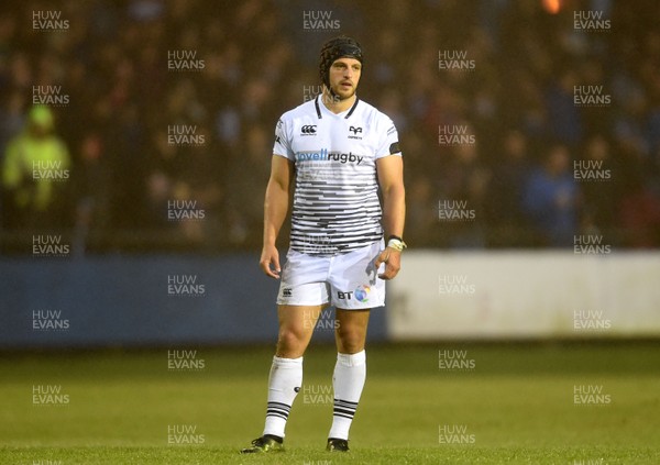 110817 - Ospreys v Leicester - Preseason Friendly - Dan Evans of Ospreys