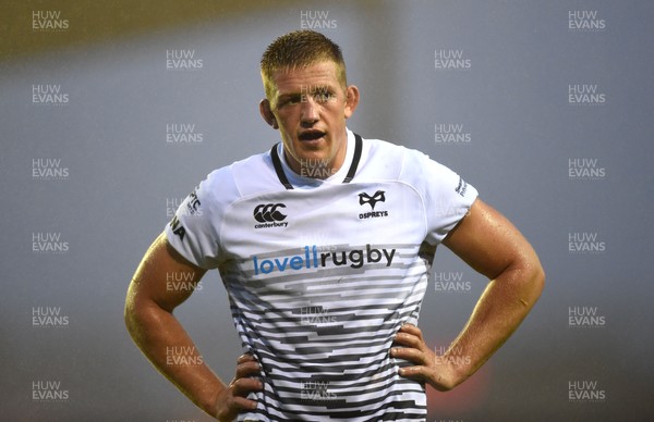 110817 - Ospreys v Leicester - Preseason Friendly - Lloyd Ashley of Ospreys