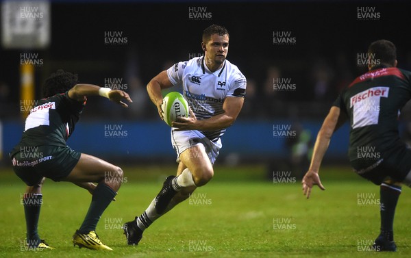 110817 - Ospreys v Leicester - Preseason Friendly - Joe Thomas of Ospreys